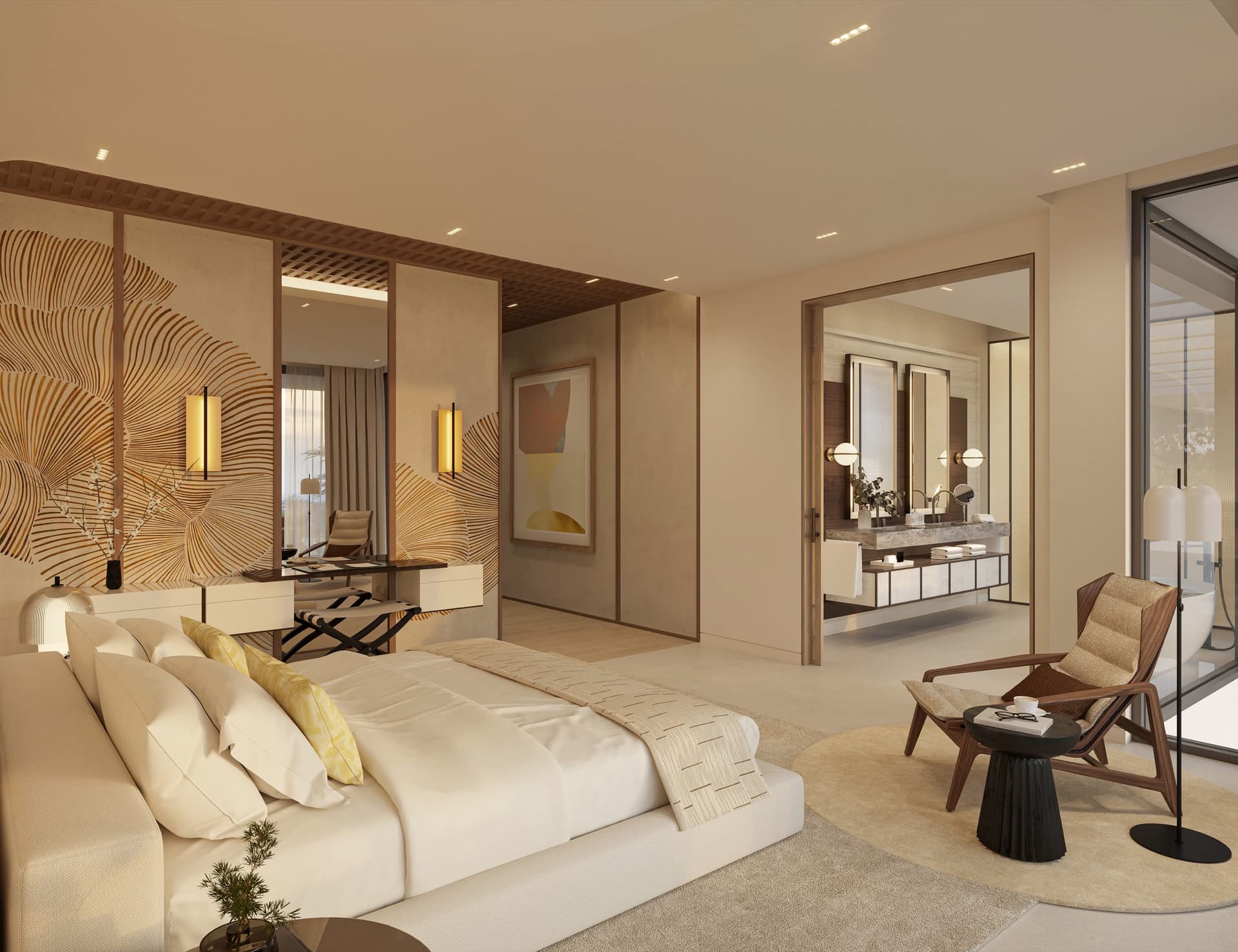 The master suite